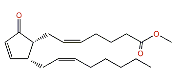 (5Z,8R,12R,14Z)-Preclavulone A methyl ester